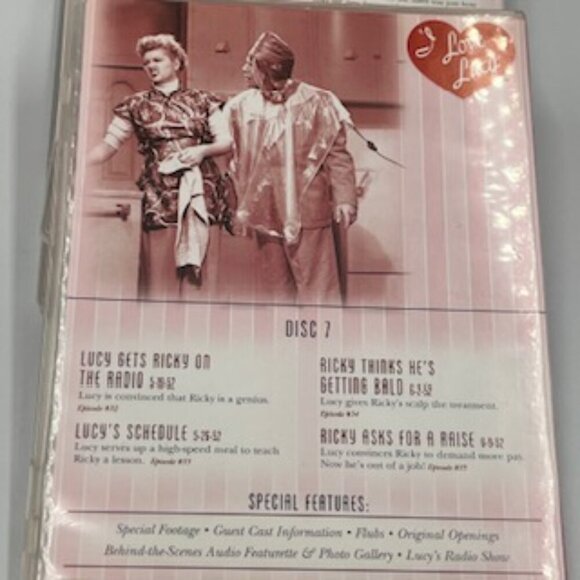 I‎ Love Lucy 7 DVD Boxed Set Season 1 With 35 Episodes English and Spanish - Picture 4 of 8